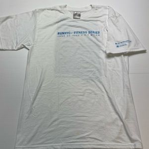 Vintage 2002 Nike Grey Tag RUNNYC Running Vs. Everything Size M